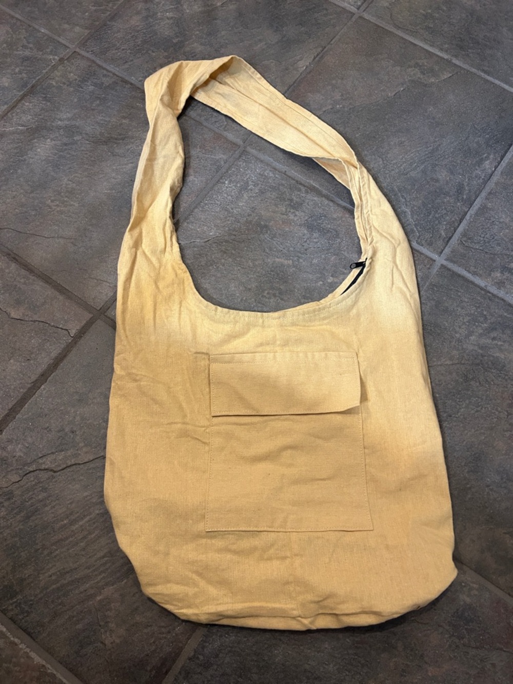 Your Cozy lightweight Casual Yellow Boho Crossbody Tote Bag
